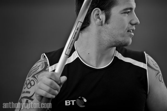 20110303         Copyright image 2011©
BT Ambassador Nathan Stephens,  Paralympian competing in F57 Discus and Javelin at the Lea Valley Sports Centre.
For BT press information please contact the BT Group Newsroom on its 24-hour number: 020 7356 5369. From outside the UK dial + 44 20 7356 5369.  All news releases can be accessed at our web site: http://www.bt.com/newscentre
For photographic enquiries please call Anthony Upton 07973 830 517 or email info@anthonyupton.com 
This image is copyright Anthony Upton 2011©.
This image has been supplied by Anthony Upton and must be credited Anthony Upton. The author is asserting his full Moral rights in relation to the publication of this image. All rights reserved. Rights for onward transmission of any image or file is not granted or implied. Changing or deleting Copyright information is illegal as specified in the Copyright, Design and Patents Act 1988. If you are in any way unsure of your right to publish this image please contact Anthony Upton on +44(0)7973 830 517 or email: <info@anthonyupton.com>